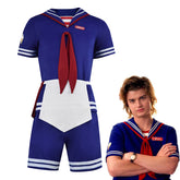 Steve Scoops Ahoy Costume Stranger Things 3 Steve Harrington Cosplay Steve Ice Cream Outfit